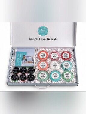 Chalk Couture Home Starter Kit Bundle w/ Chalk Paste Colors, Transfers & Acce